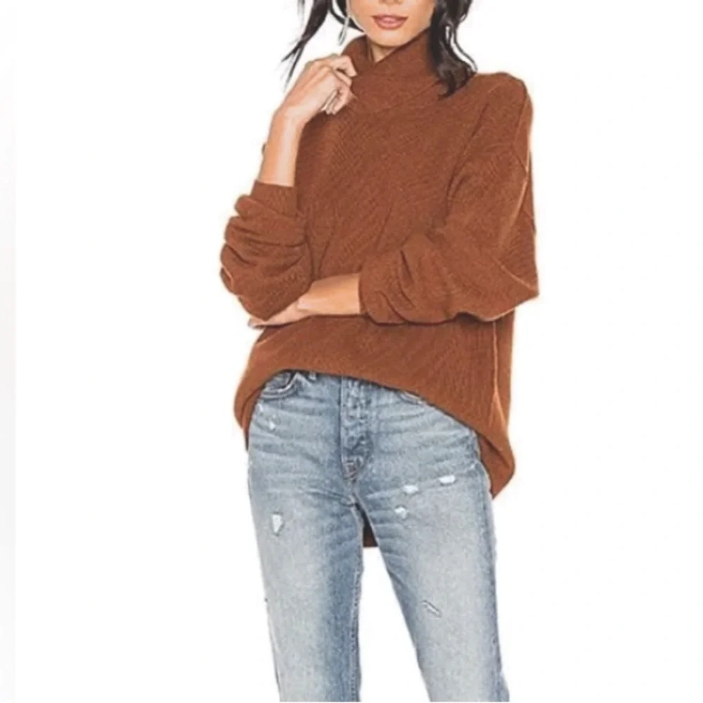 Free People Softly‎ Structured Tunic Sweater Medium